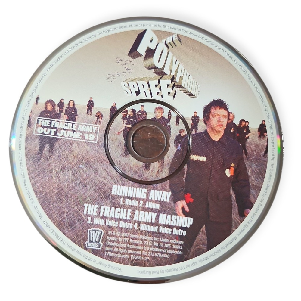 The Polyphonic Spree‎ – Running Away [2007 Promotional CD Single]